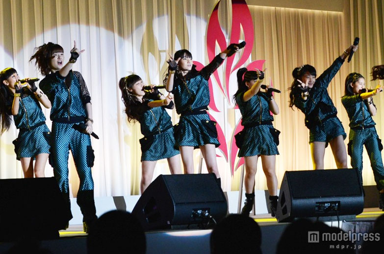 早安少女組熱歌勁舞為索契冬奧會日本代表團壯行