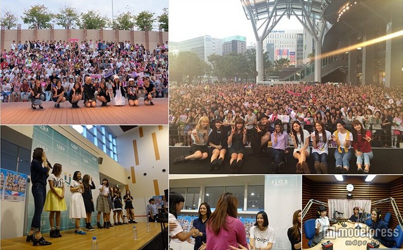 日本女團E-Girls奔走各地舉辦粉絲見面會 現場演唱熱潮不斷