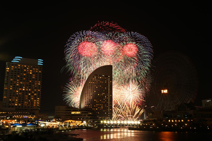 ձΙMIҹ꟟Kanagawa News Paper Fire Works 