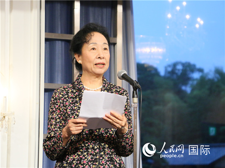 中國商務部原部長助理郭莉致辭。人民網 許可攝