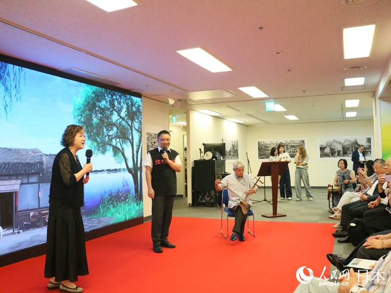 京劇表演。人民網 許可攝