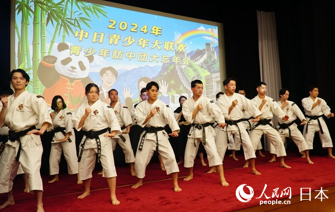 少林寺拳法展示。人民網 蔣曉辰攝