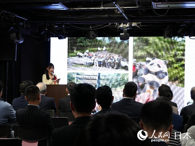 “熊貓杯”日本青年感知中國征文大賽獲獎者代表分享訪華感受。人民網 許可攝