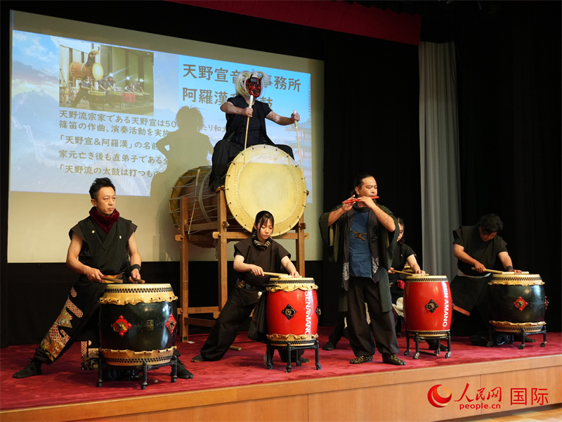 太鼓表演。人民網 許可攝