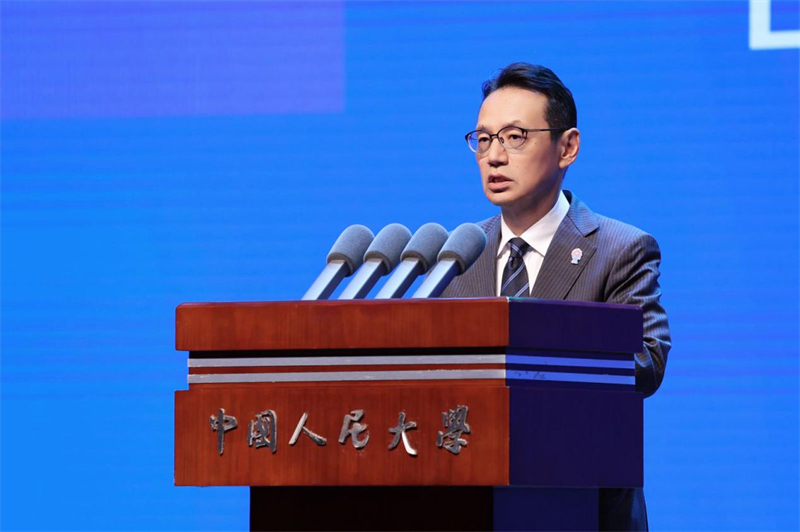 日本駐華大使金杉憲治致辭(主辦方供圖)