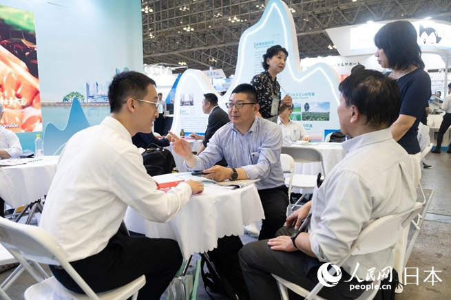 企業洽談。主辦方供圖