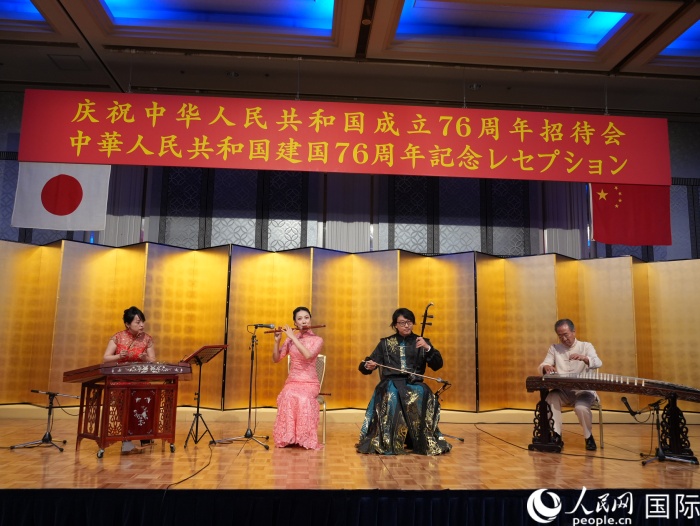 中國傳統民樂合奏。人民網 許可攝