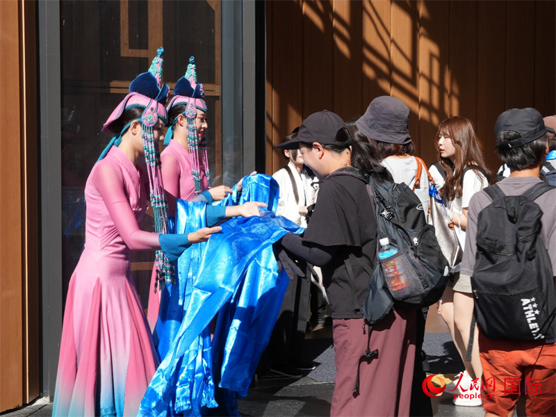 10月9日，2025年日本大阪世博會中國館“內蒙古活動日”拉開帷幕。人民網 許可攝