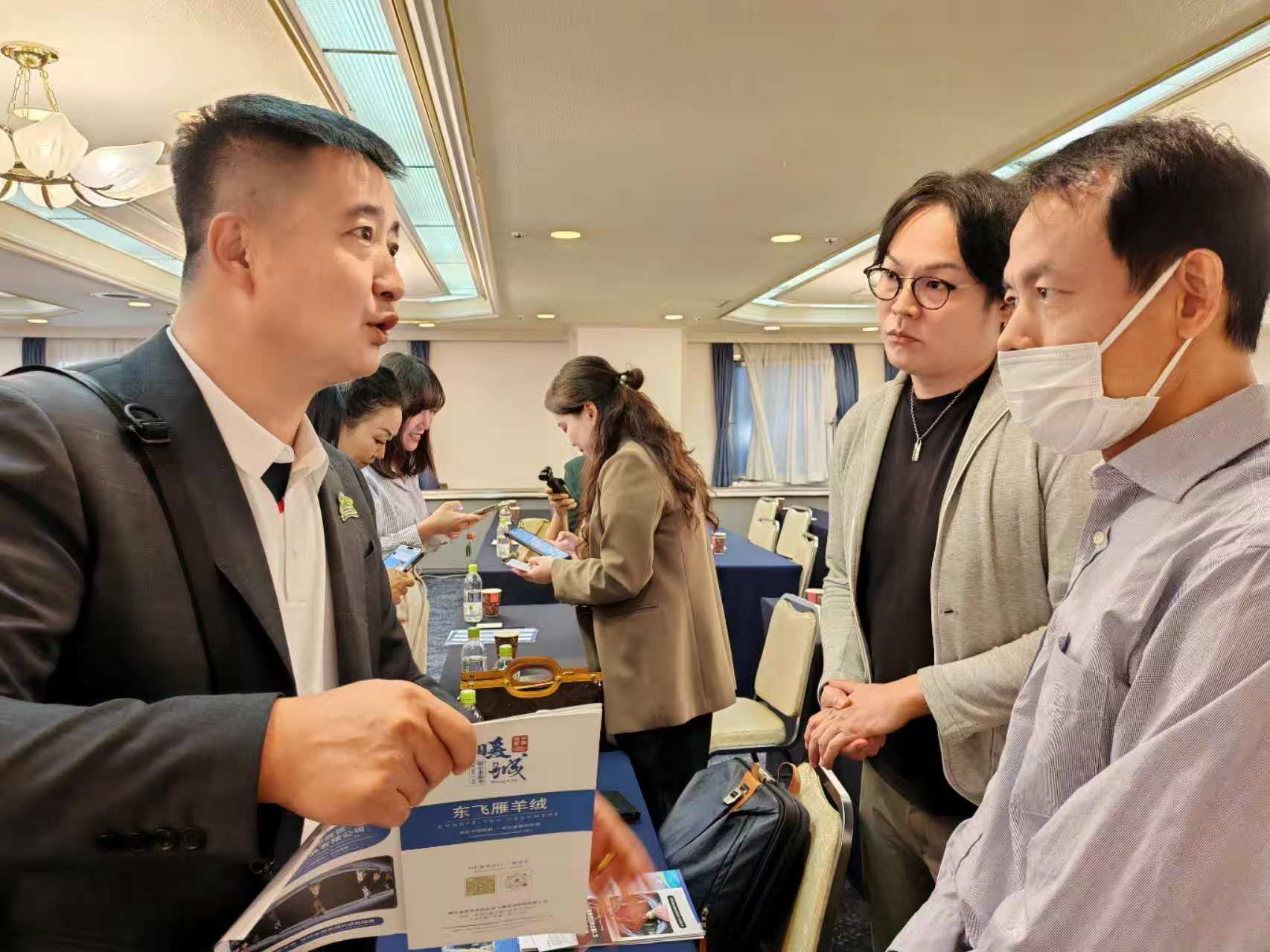中日企業熱切交流。主辦方供圖