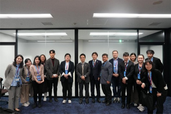 訪問日本經濟產業省。中日韓合作秘書處供圖