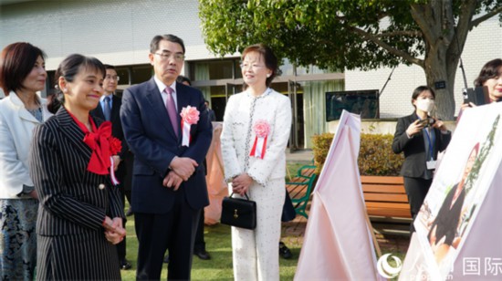 共同觀看女性成就圖片展。人民網 蔣曉辰攝